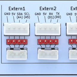 Connettori esterni per i tuoi componenti sul Funduino Cube