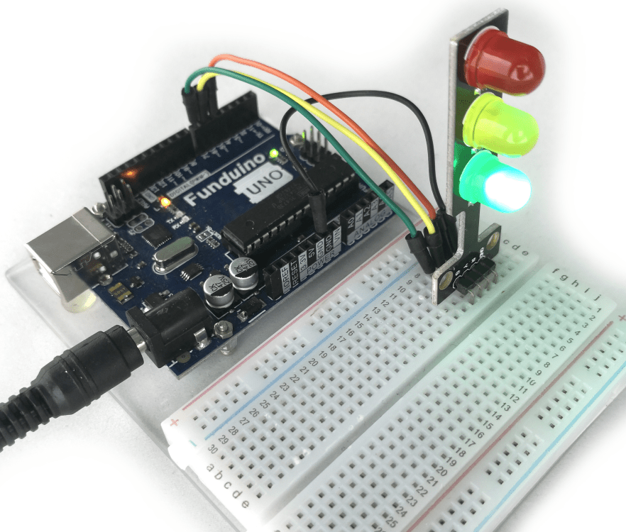 Arduino Ampel programmieren - Funduino