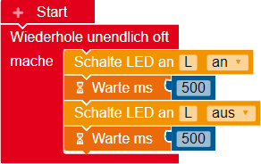 Arduino visuell programmieren mit Open Roberta - Funduino