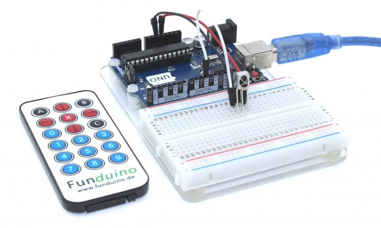 Infrarot-Fernbedienung mit dem Arduino auswerten - Funduino