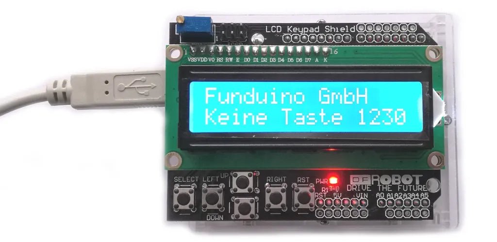 Arduino Guno Arduino Keypad Shield: Anleitung – Funduino