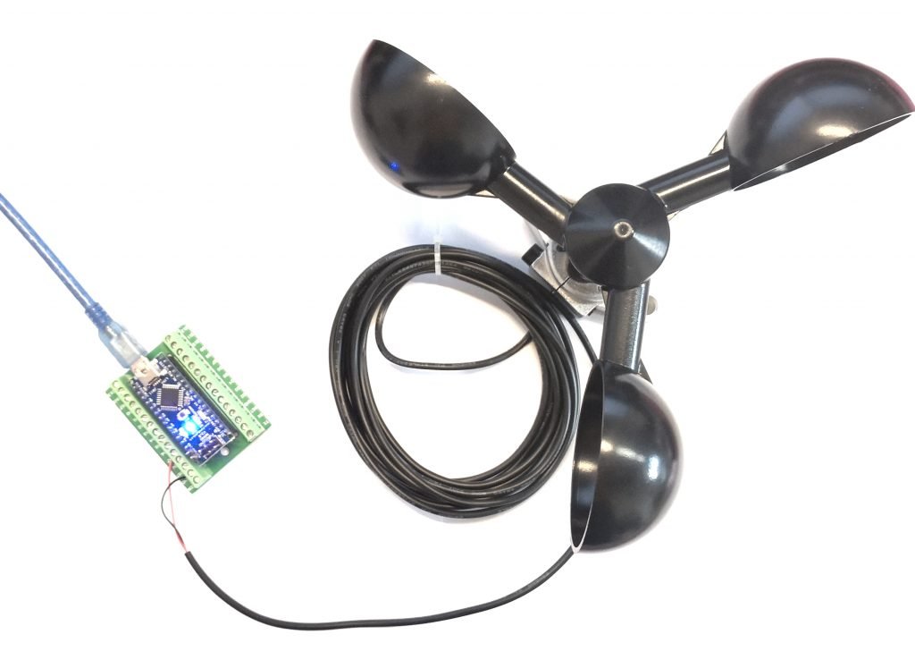Windstärke messen mit dem Anemometer - Funduino