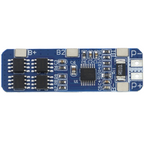 Regolatore di carica BMS HX-3S-01 da 10A per 3 batterie al litio Li-ion 18650