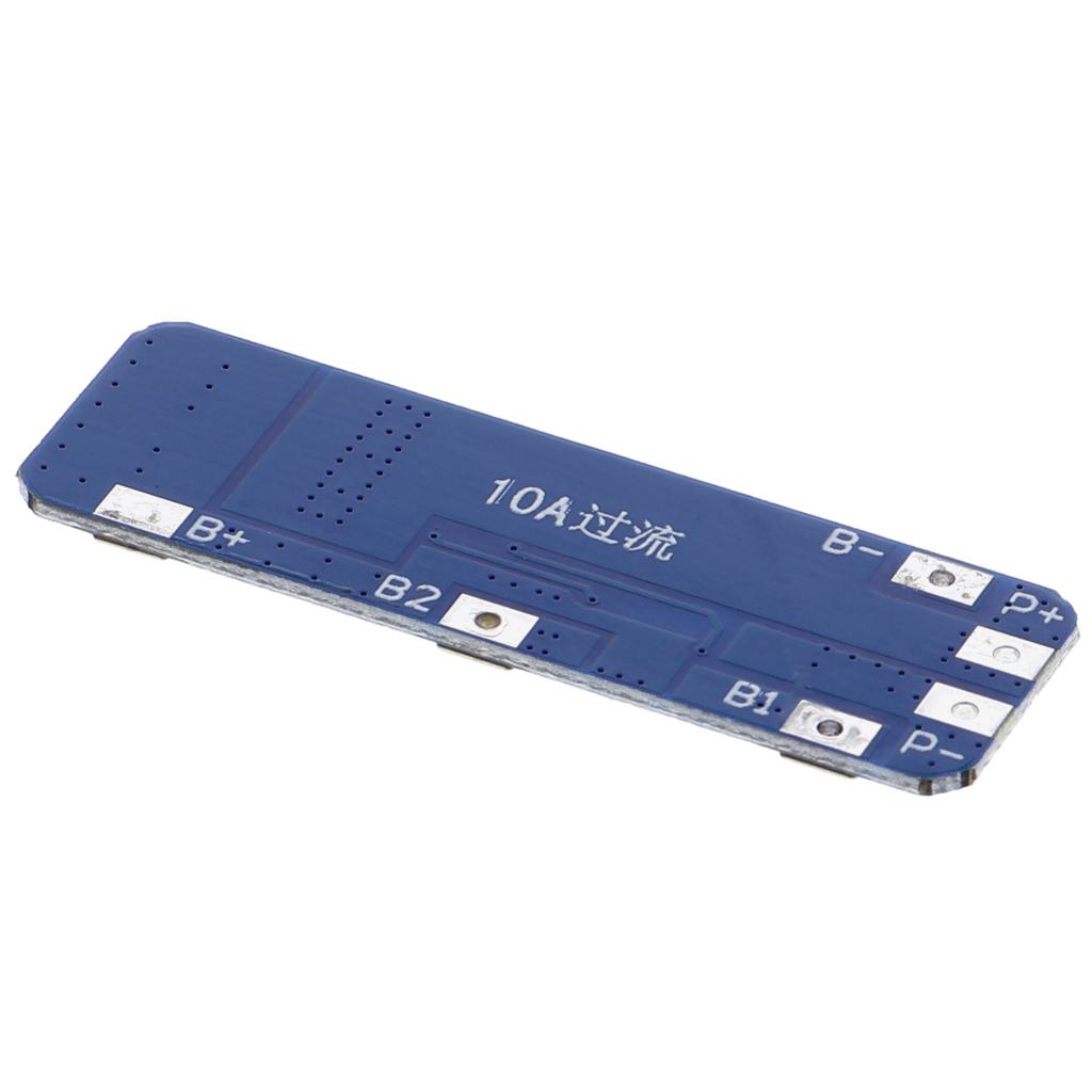 Regolatore di carica BMS HX-3S-01 da 10A per 3 batterie al litio Li-ion 18650
