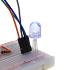 LED RGB de 10 mm – cathode commune (4 broches) – diode électroluminescente tricolore