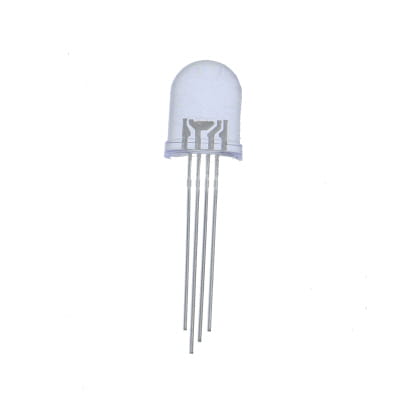 LED RGB de 10 mm – cathode commune (4 broches) – diode électroluminescente tricolore