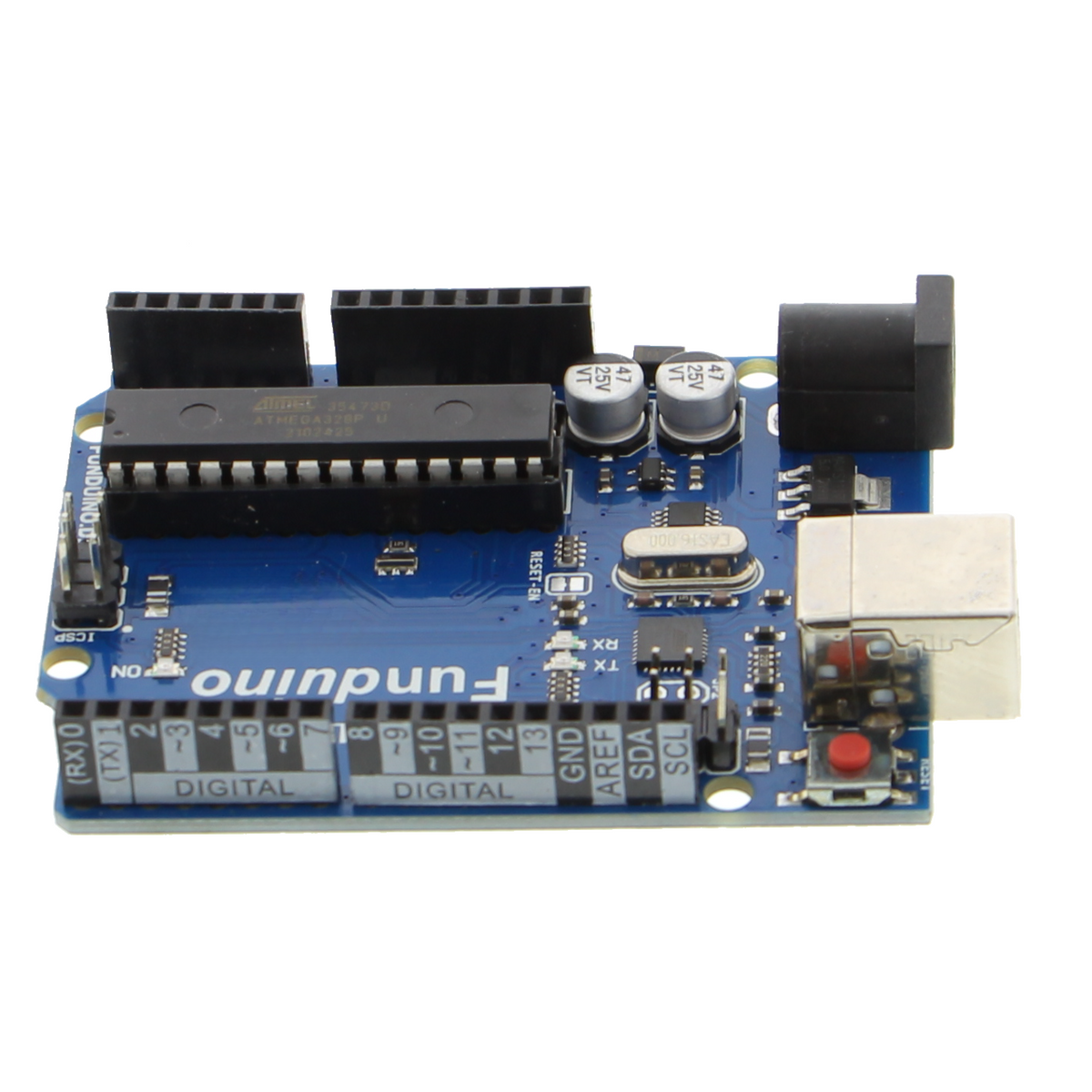 Funduino UNO R3 Mikrocontroller - ATmega328P, 16 MHz, für Arduino