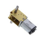 12V 136RPM N20 wormwielmotor (Worm Gear) - microvertragingsmotor, dubbele as