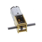 12V 136RPM N20 wormwielmotor (Worm Gear) - microvertragingsmotor, dubbele as