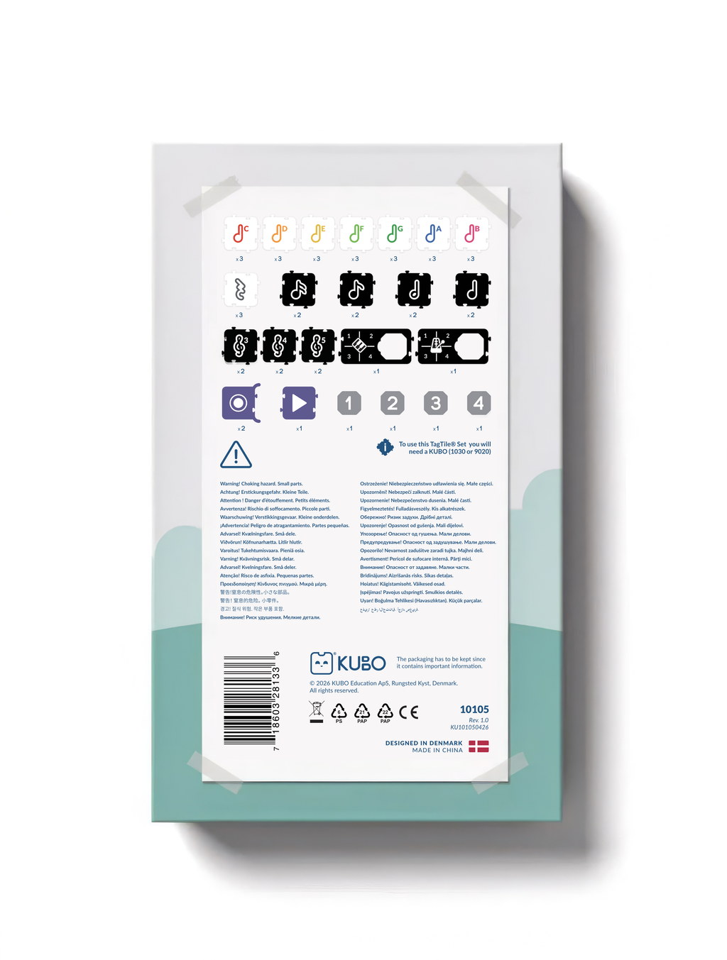Kit de codage musical KUBO - kit d’extension avec TagTiles musicaux