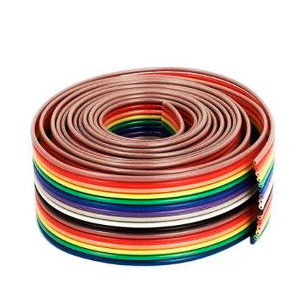 Breadboard jumper wires 16-core - sold by the meter, 0.34 mm² per conductor