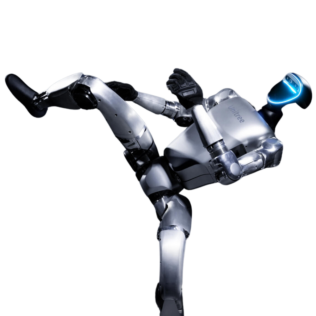 Unitree G1 humanoid robot - up to 43 degrees of freedom, various versions