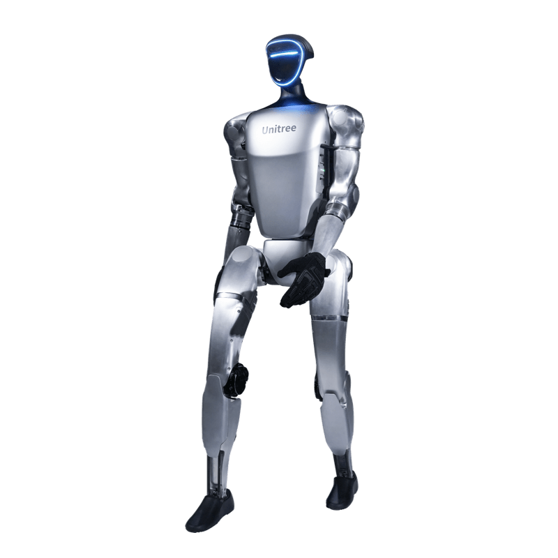 Unitree G1 humanoid robot - up to 43 degrees of freedom, various versions