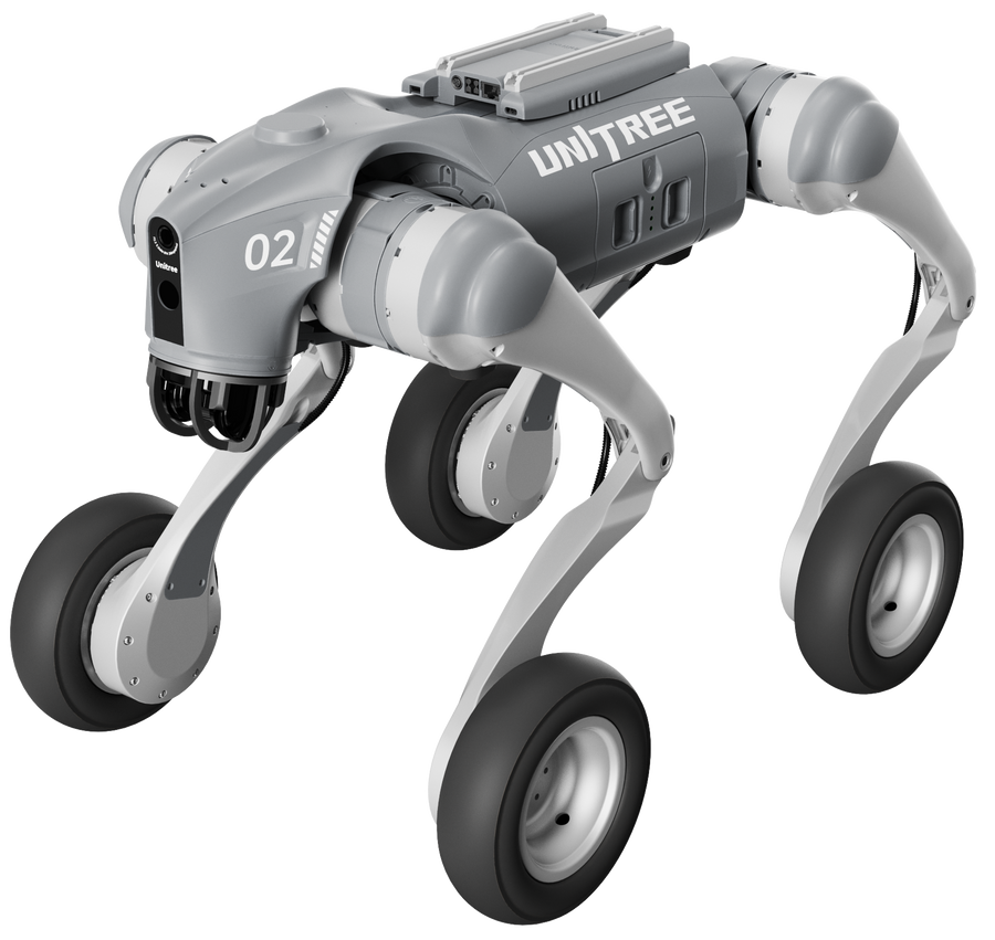 Master-Unitree Go2-W (Wheeled) robot