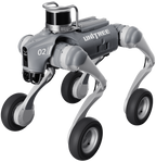 Master-Unitree Go2-W (Wheeled) robot