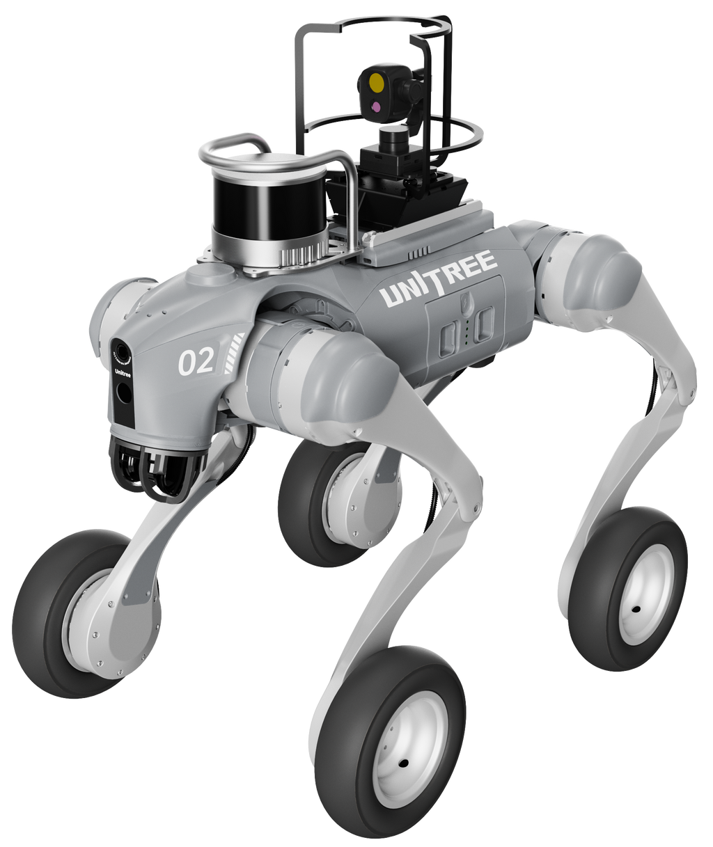 Master-Unitree Go2-W (Wheeled) robot
