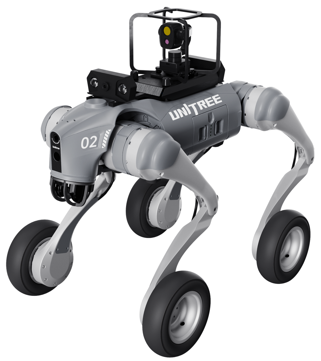 Master-Unitree Go2-W (Wheeled) robot