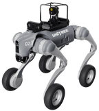 Master-Unitree Go2-W (Wheeled) robot