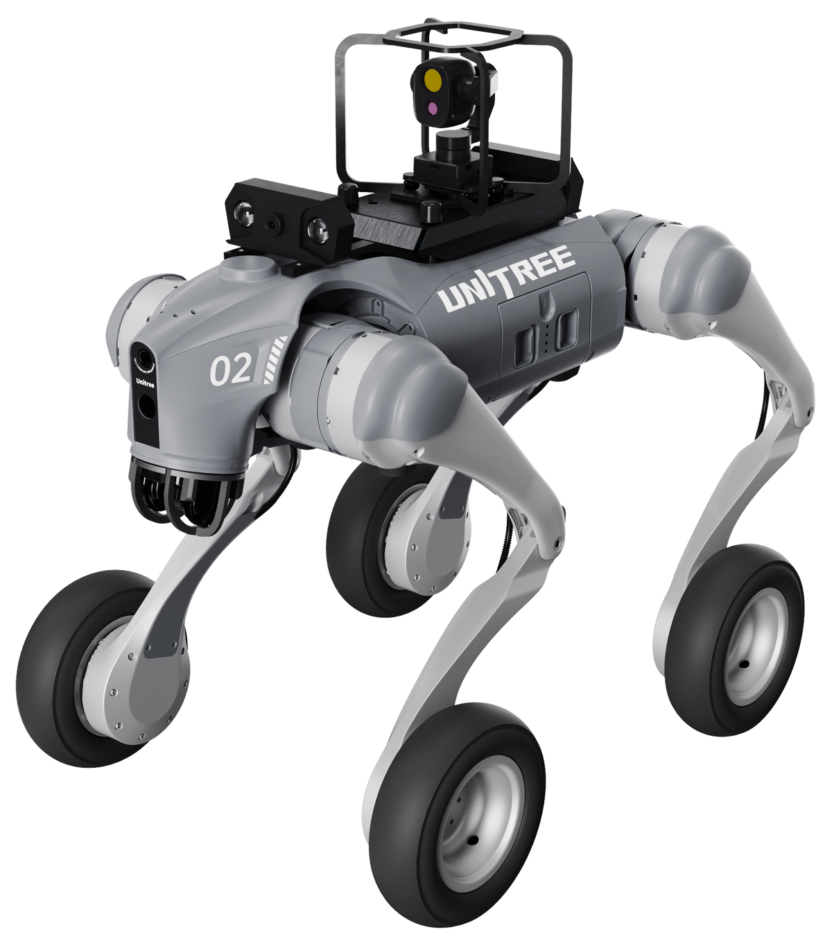 Master-Unitree Go2-W (Wheeled) robot