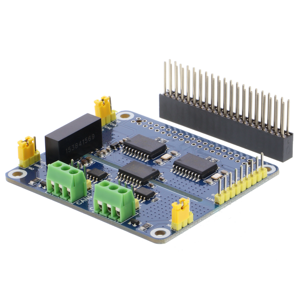 RS485 CAN Shield für Raspberry Pi - 2-Kanal, galvanisch getrennt