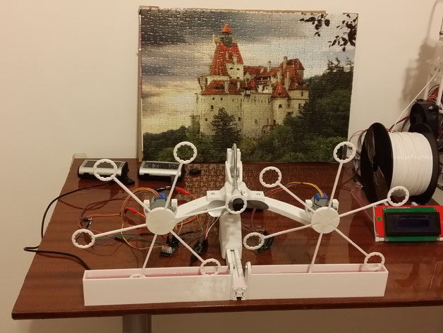 3D-gedruckte Seifenblasenmaschine mit Schrittmotor