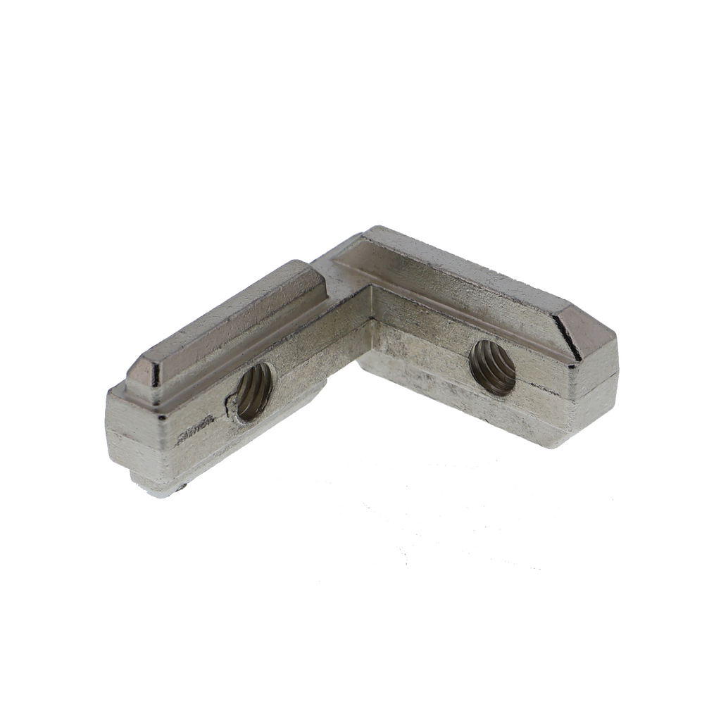 Conector de esquina interior oculto Master (forma de L) para perfiles de aluminio 2020 / 3030 / 4040 / 4545