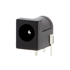 Connecteur cylindrique creux 2.1mm x 5,5mm pour breadboards / prise jack CC / connecteur femelle à encastrer