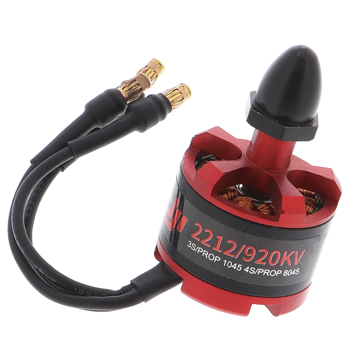 2212 brushless motor 920 KV - CCW counterclockwise rotation, silver