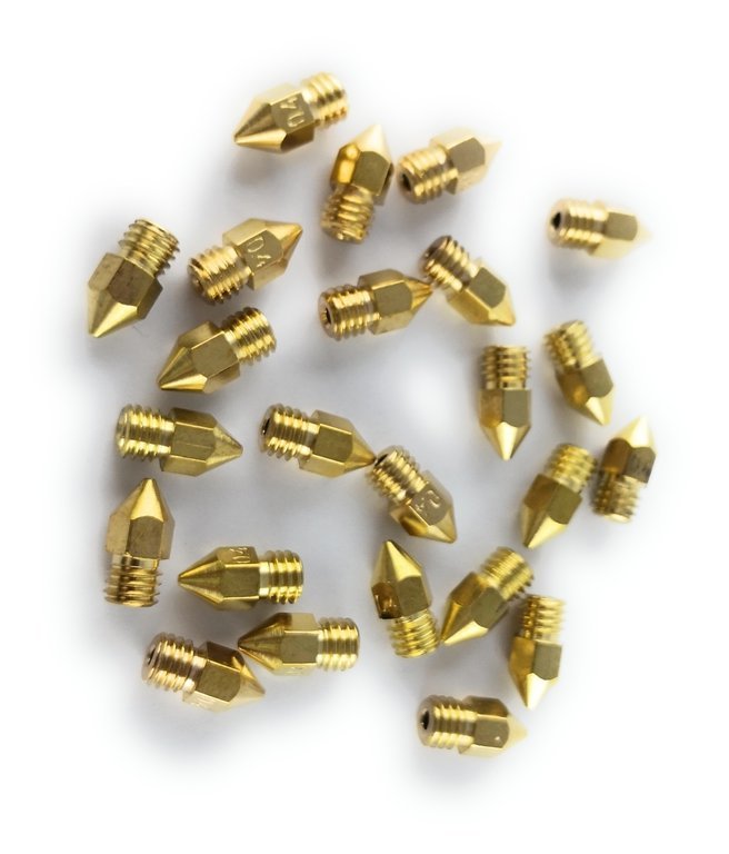 Set de 22 buses d’extrudeur de 0,2 mm à 1,0 mm pour filament de 1,75 mm