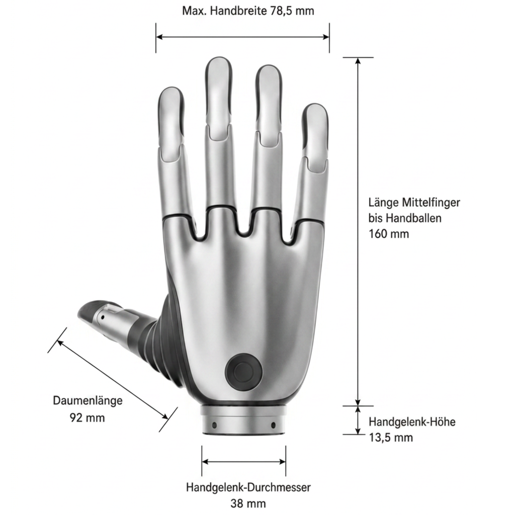 BrainCo Revo 2 robotic hand - bionic, Basic and Haptic, left and right