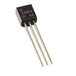 2N3904 NPN transistor - 40 V, 0.2 A, TO-92