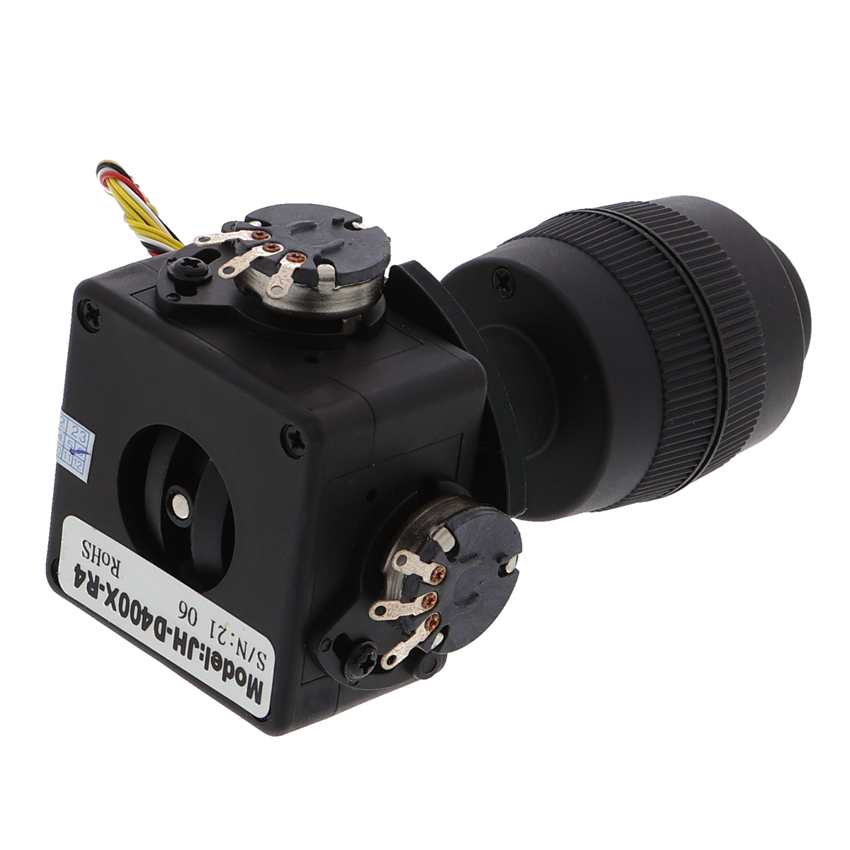 3-axis joystick - analog, X, Y and rotation axes, push button