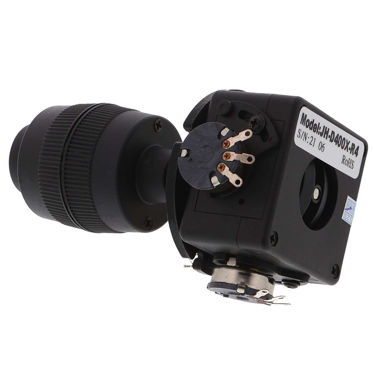 3-axis joystick - analog, X, Y and rotation axes, push button