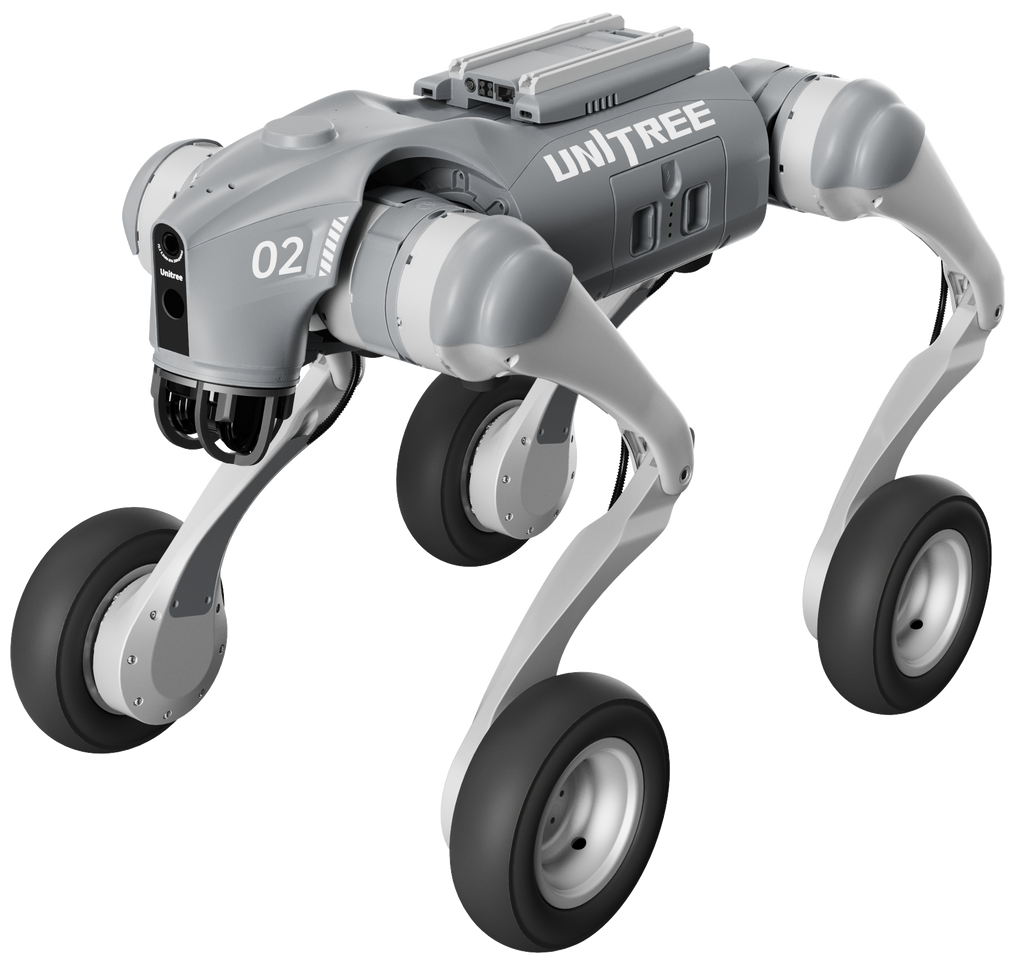 Master-Unitree Go2-W (Wheeled) robot
