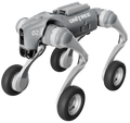 Master-Unitree Go2-W (Wheeled) robot