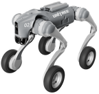 Master-Unitree Go2-W (Wheeled) robot