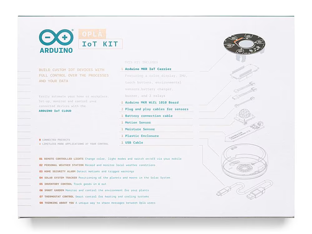 Arduino Oplà IoT Kit - Komplettset mit WLAN für IoT-Projekte