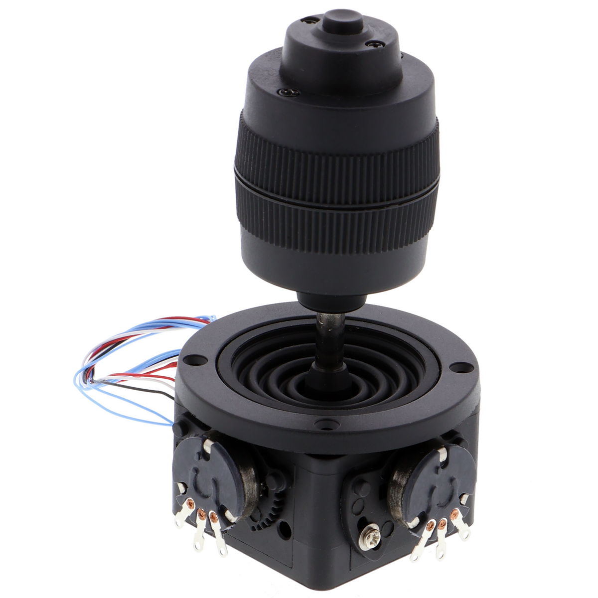 Joystick de 4 ejes ZY-D400B-R4 con pomo negro