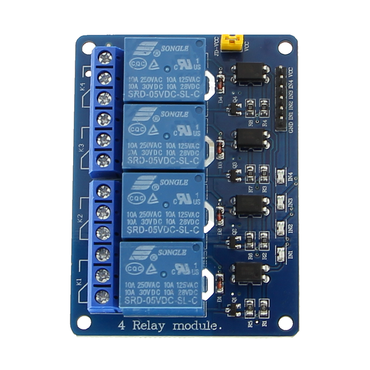 Module relais 4 canaux - 5V