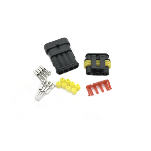 Conector de conexión de 4 pines, impermeable, enchufe y receptáculo