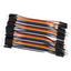 Male-to-male breadboard wires - 40 pieces, 10 cm