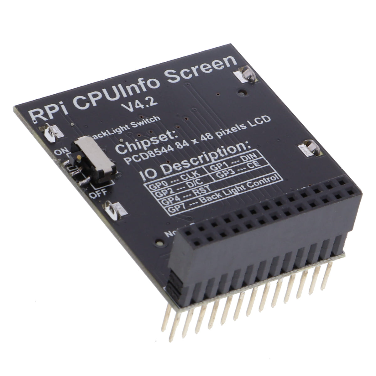 LCD Touchscreen 3,5 Zoll - 320 x 480 Pixel, GPIO, für Raspberry Pi