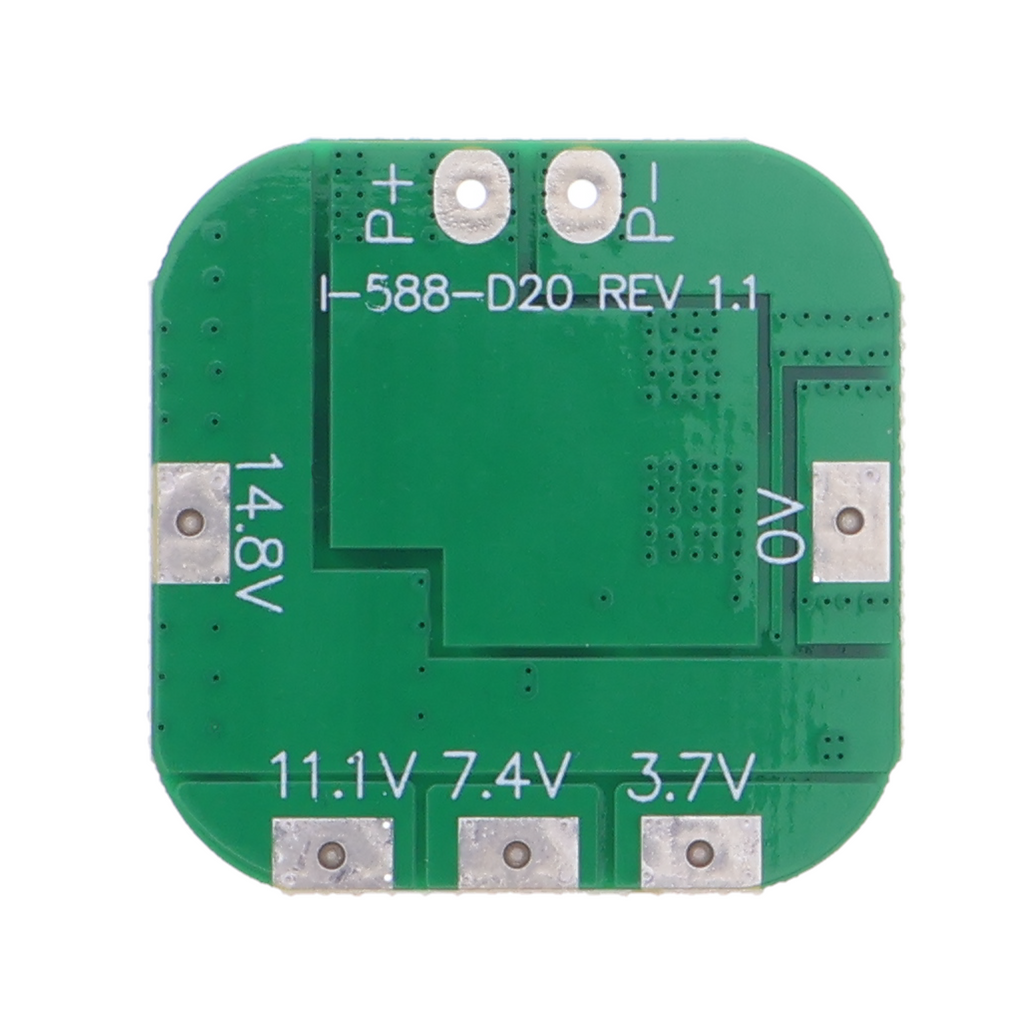 Regulador de carga 4S para 4 baterías 18650 Li-ion, 14.8V / 16.8V