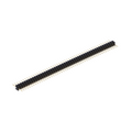 Barrette de broches 50 broches - noire - pas de 1.27mm