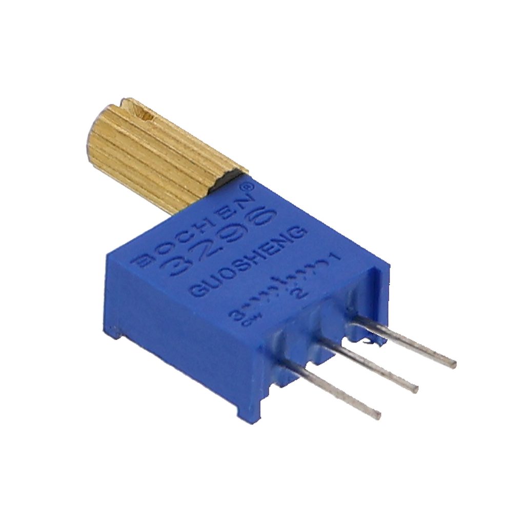 Trimmer di precisione / potenziometro rotativo da 500K Ohm con lunga manopola in metallo