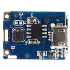 134N3P charge controller - step-up to 5 V, 1200 mA, Micro USB & USB-A