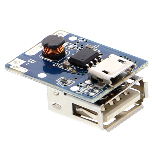 134N3P Laderegler - Step-Up auf 5 V, 1200 mA, Micro USB & USB-A