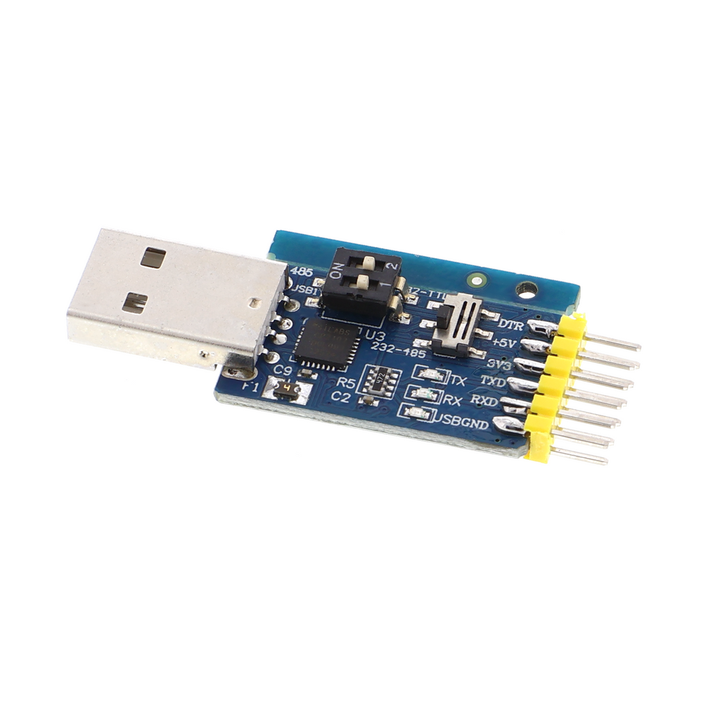 Modulo di interfaccia CP2102 6 in 1 - da USB a TTL, RS232, RS485