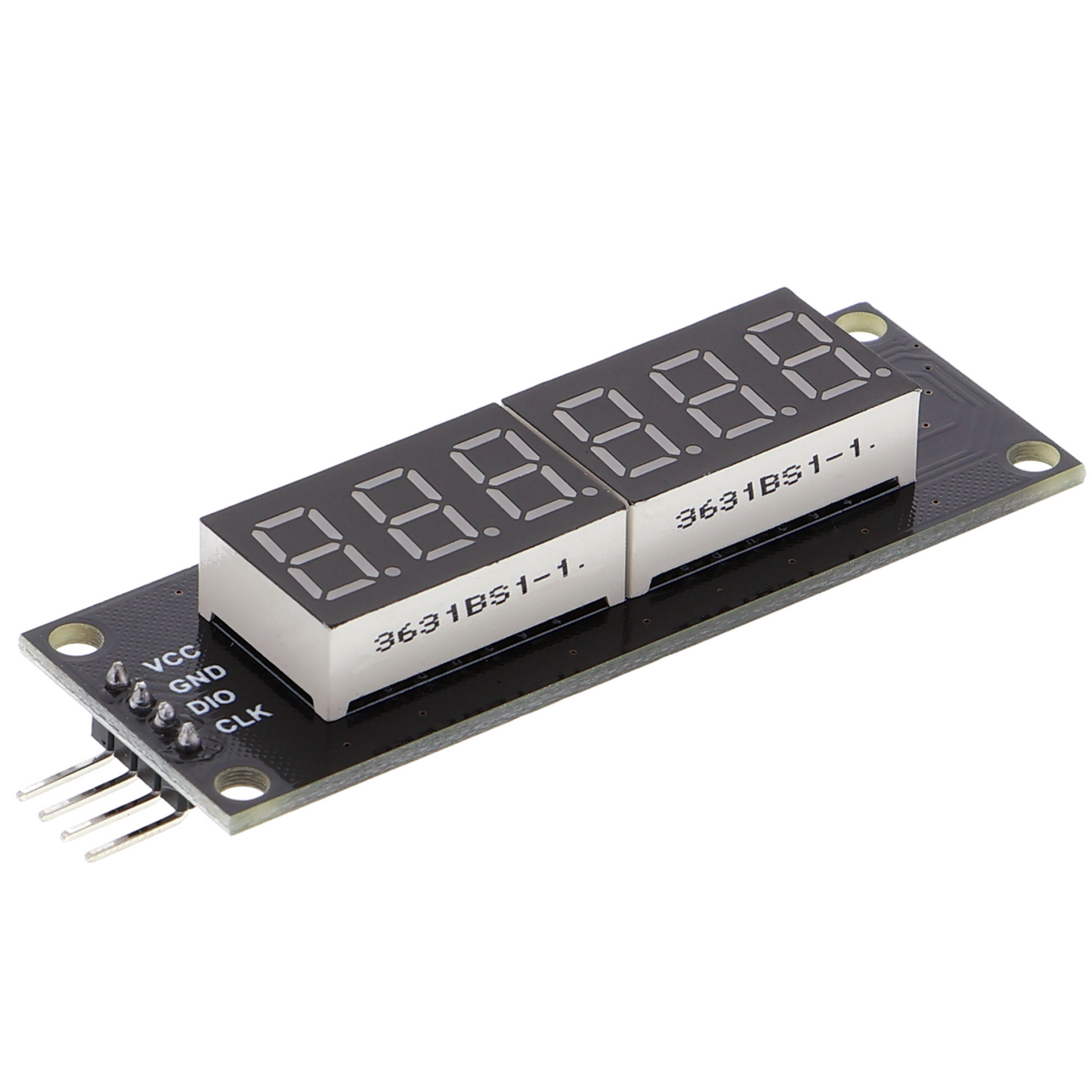 6-cijferig LED-segmentdisplay TM1637, 0.36 inch, rood