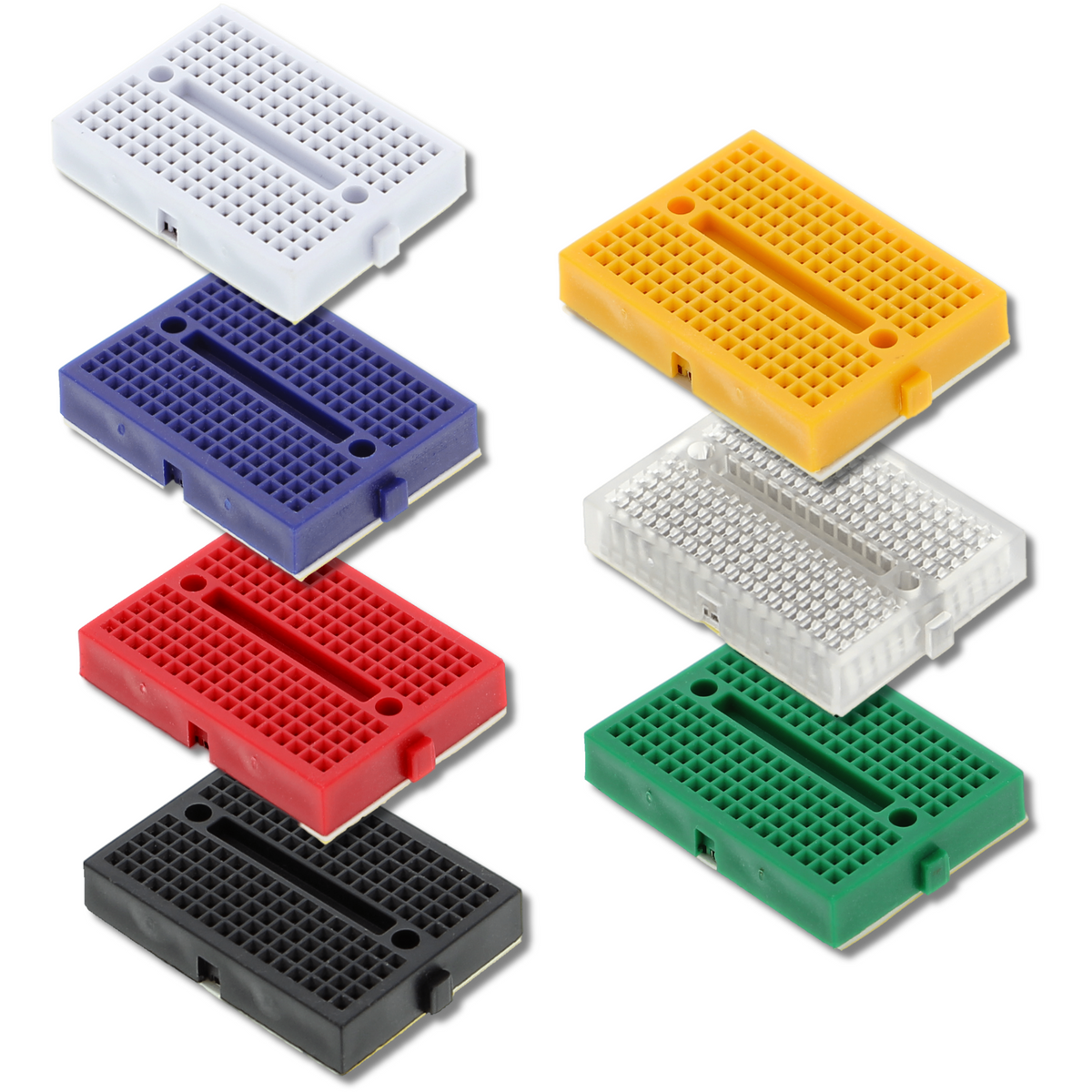 7* Mini-breadboards avec 170 points de connexion